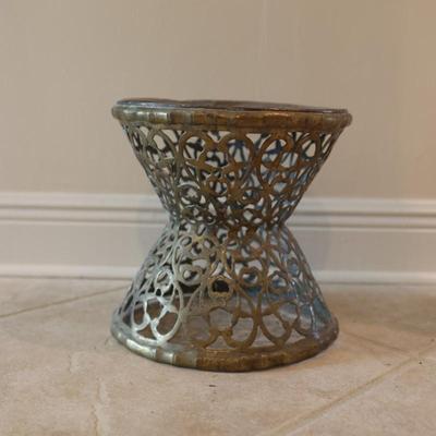 Brass Drum Stool