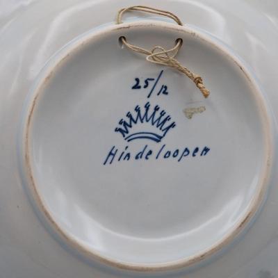 Hindeloopen Decorative Plate and Wall Hanging Vase