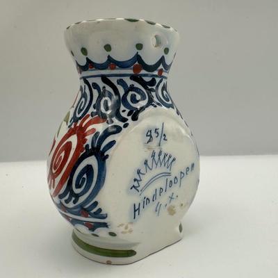 Hindeloopen Decorative Plate and Wall Hanging Vase