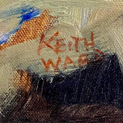 Original Waterfall Oil Painting By Keith Ward