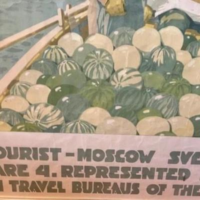 Vintage Volga Framed Poster