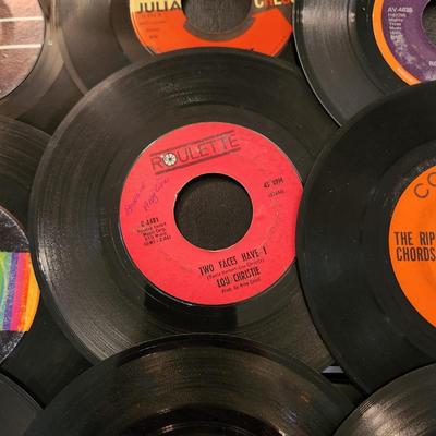 Large Lot of 45 RPM Records