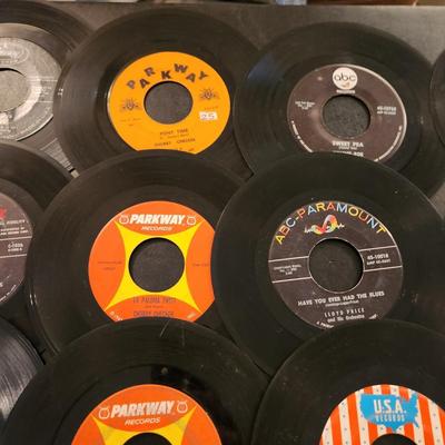 Large Lot of 45 RPM Records