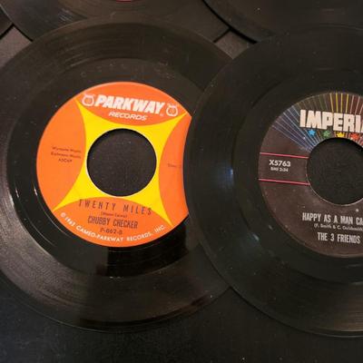 Large Lot of 45 RPM Records