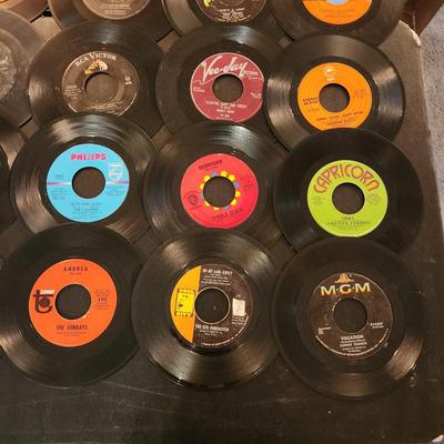 Large Lot of 45 RPM Records