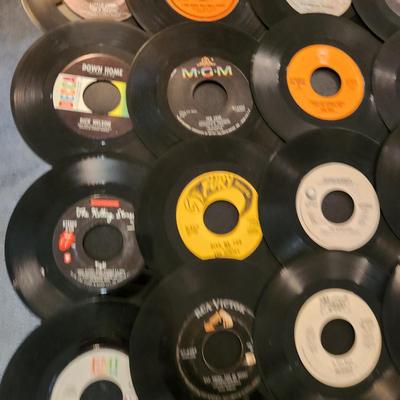 Large Lot of 45 RPM Records