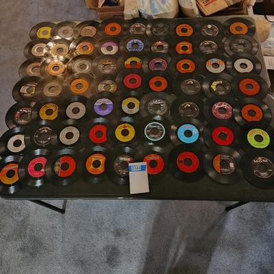 Large Lot of 45 RPM Records