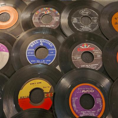 Large Lot of 45 RPM Records