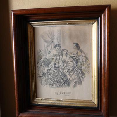 Le Bon Ton & Le Follet Fashion in Antique Frames