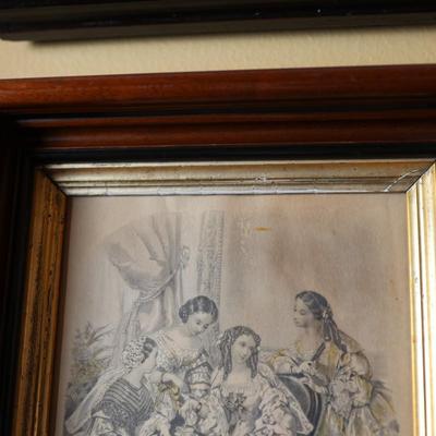 Le Bon Ton & Le Follet Fashion in Antique Frames