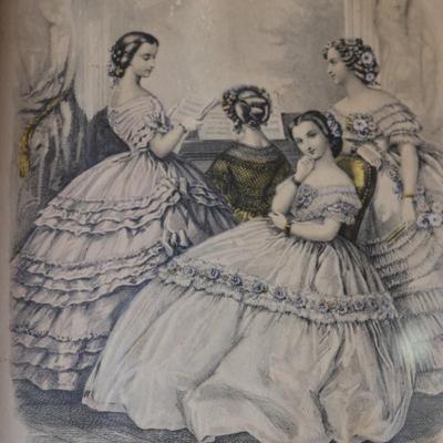 Le Bon Ton & Le Follet Fashion in Antique Frames