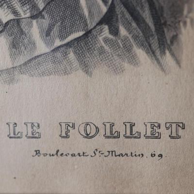 Le Bon Ton & Le Follet Fashion in Antique Frames