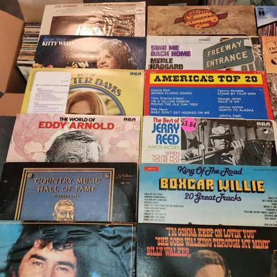 Lot Record Albums Boxcar Willie Jerry Reed, Eddy Arnold