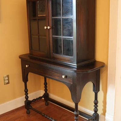 Vintage Display Cabinet on Stand