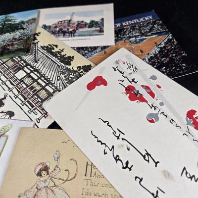 Lot B - 12 Vintage Post Cards