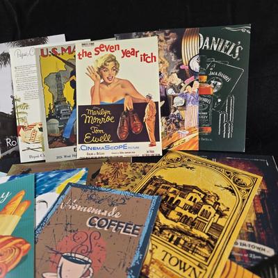 Lot C - 31 Unused Reproduction Advertising Post Cards
