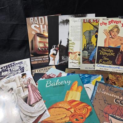 Lot C - 31 Unused Reproduction Advertising Post Cards