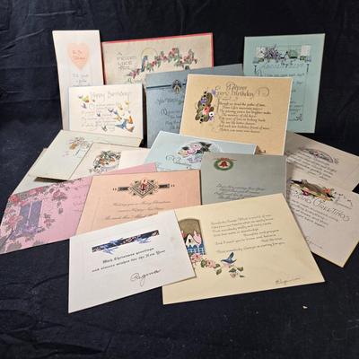 Lot D - Vintage Flat Greeting Cards