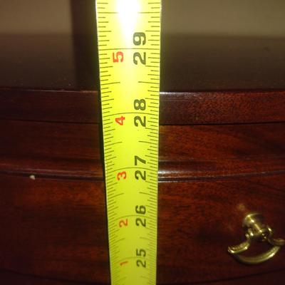 Demilune Accent/Entryway Table- Approx 27 1/2" Wide, 14 1/2" Deep, 28 1/2" Tall