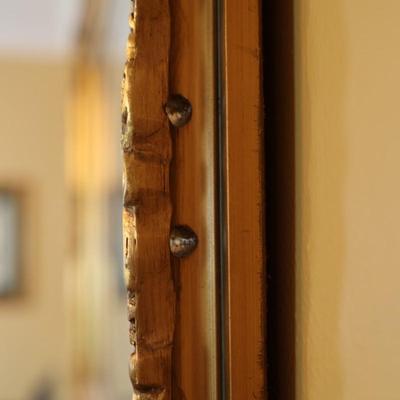 Vintage Gold Gilt Beveled Glass Mirror