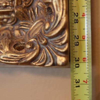 Vintage Gold Gilt Beveled Glass Mirror