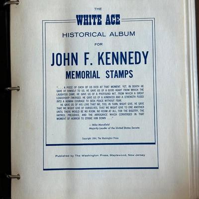 John F. Kennedy Memorial Stamps-Five Complete Albums