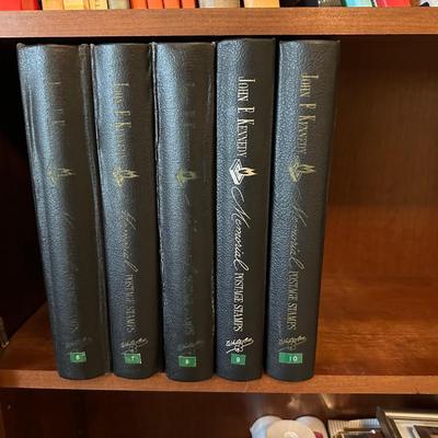 John F. Kennedy Memorial Stamps-Five Complete Albums