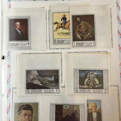 John F. Kennedy Memorial Stamps-Five Complete Albums