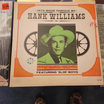 Lot of Record Albums Hank Williams, Ronnie Milsap,Conway Twitty, Carl Smith