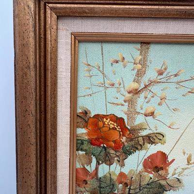 Framed Original Japanese Paintings on Canvas