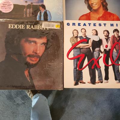 Another Lot Record Albums Randy Travis, Marty Stuart,Kenny Rogers,Eddie Rabbit, Exile, Andy Gibbs