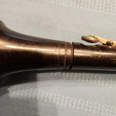 Clarinet with leather case