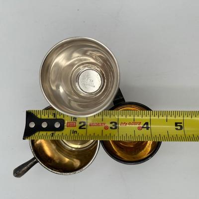 Sterling Baby Cups and Jigger Cup