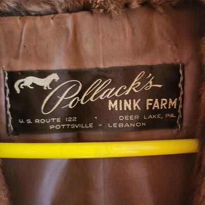 Vintage Mink Stole Pollack's Pa.