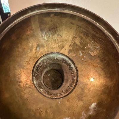 Brass Handcrafted Pedestal Vase