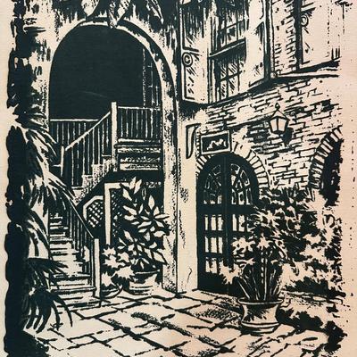 Woodblock Print Titled “Ruffindale”