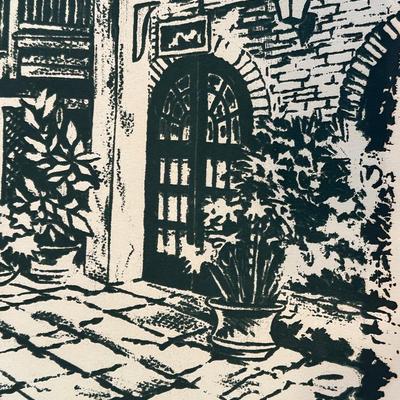 Woodblock Print Titled “Ruffindale”