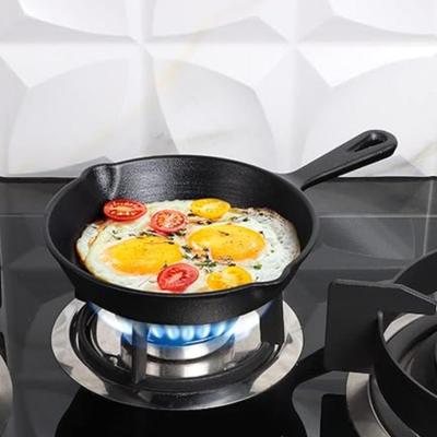 Utopia Kitchen Saute Fry Pan - Chefs Pan, Pre-Seasoned Cast Iron Skillet - Frying Pan 6.5 Inch - Safe Grill Cookware for Indoor &...