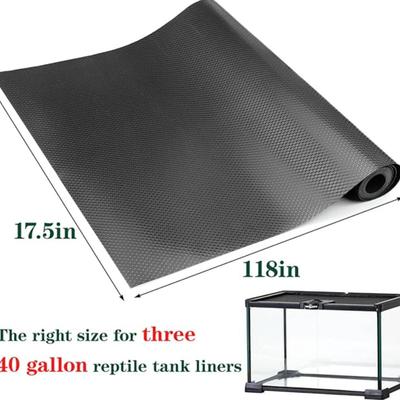 Bearded Dragon Tank Accessories, Reptile Terrarium Carpet Substrate for Leopard Gecko, Lizard, Iguana, Snake, Tortoise, Non-Adhesive...