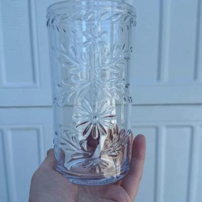 B - Tritan Clear 8-piece Unbreakable Tumbler Set, 23 fl. oz Each