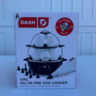 A - Dash 17 Piece All-in-One Egg Cooker