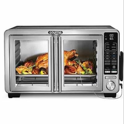 A - Gourmia GTF7698 16-in-1 Multi-function, Stainless Steel XL Digital Countertop Oven with Air Fry, Dual French Doors