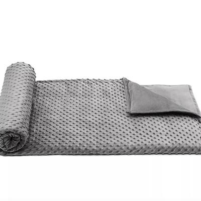 Amazon Basics 10lb Kid's Cotton Weighted Blanket and Reversible Micromink Cover