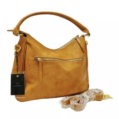 NWT FAWN Women's “The Slouch Bag” in Amber Brown Faux Vegan Leather (FDL263)