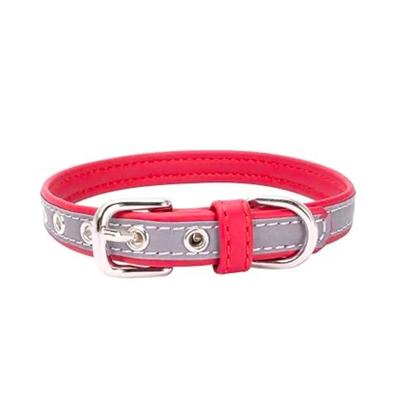 Size Medium Red Reflective Dog or Cat Collar