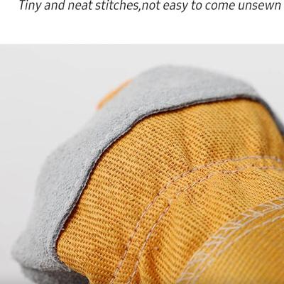 Welding Gs Heat Resist Cowhide Leather Forge Gs Hands ion in Welding Oven Grill BBQ Fireplace Factory Construction Site