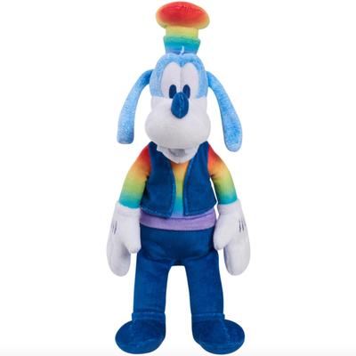 Disney Rainbow Collection Standard 9" Pride Rainbow Plush – Goofy