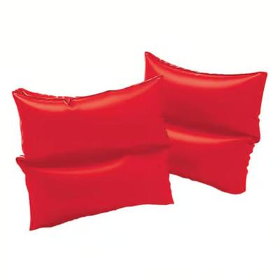 1 Pair Red Child 3-6 Water Sun & Fun Inflatable Vinyl Pool Arm Bands 40-66lbs Weight Capacity