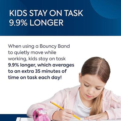 Original Bouncyband® Bouncy Bands for School Desks - Bouncy Bands allow fidgety students to sit at their desk and move the band,...