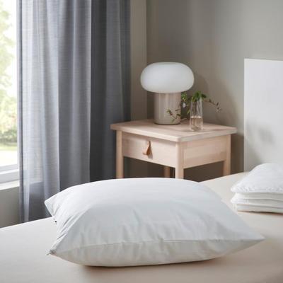 Queen Size 2-Pack IKEA LUDDROS Pillow Protectors 132 Thread Count 52 % polyester (100% recycled), 48 % cotton